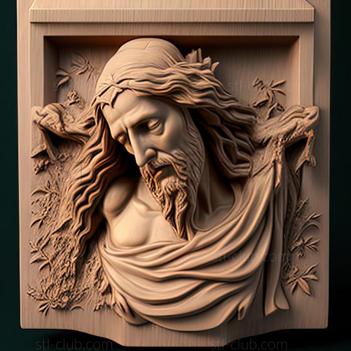 3D model st jesus (STL)